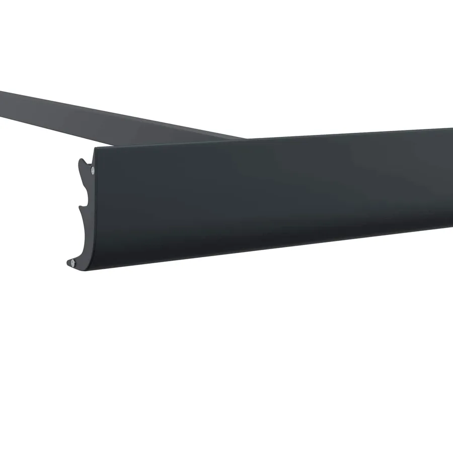 145707 vidaXL Manual Retractable Awning 400x300 cm Grey （not for individual sale） - Untranslated - 7