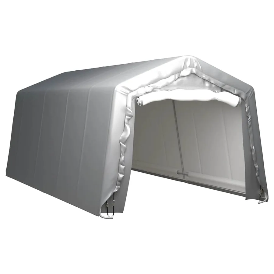 Tente de rangement 300x600 cm Acier Gris