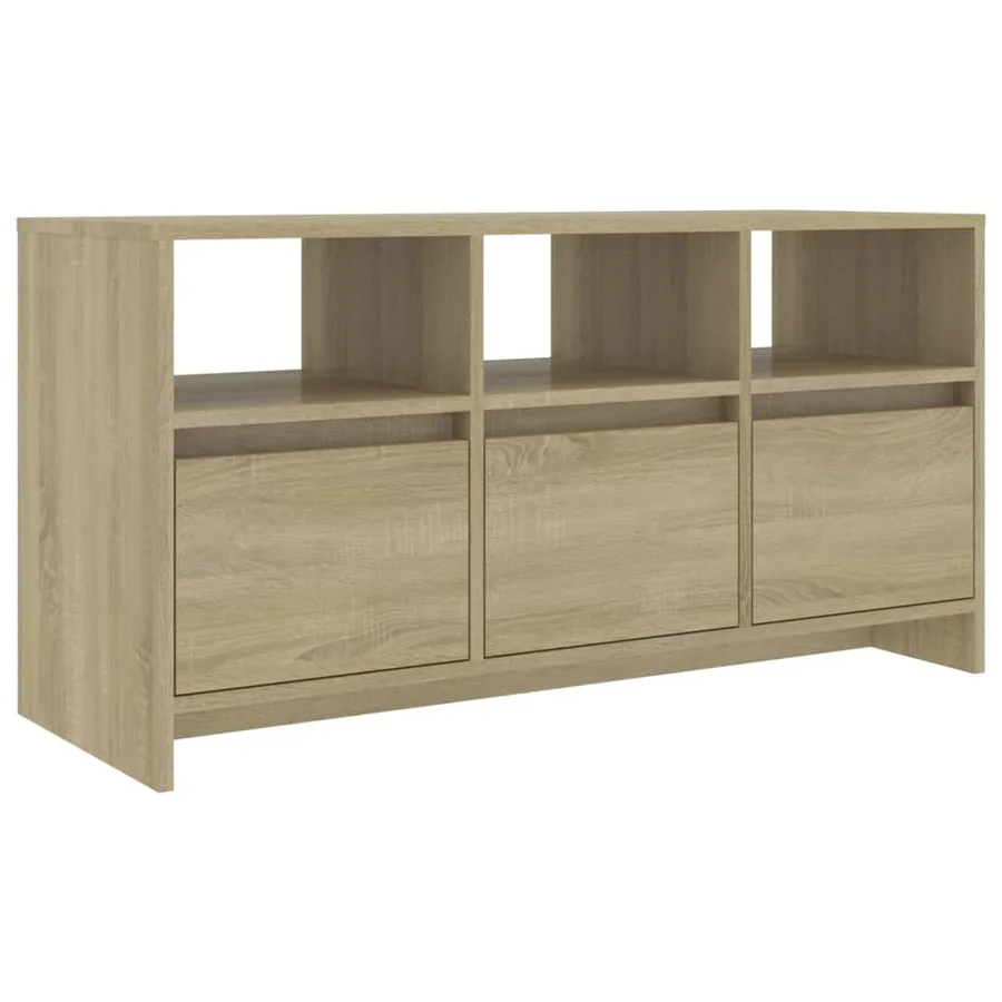 Meuble TV Chêne sonoma 102x37,5x52,5 cm Bois d'ingénierie - 2