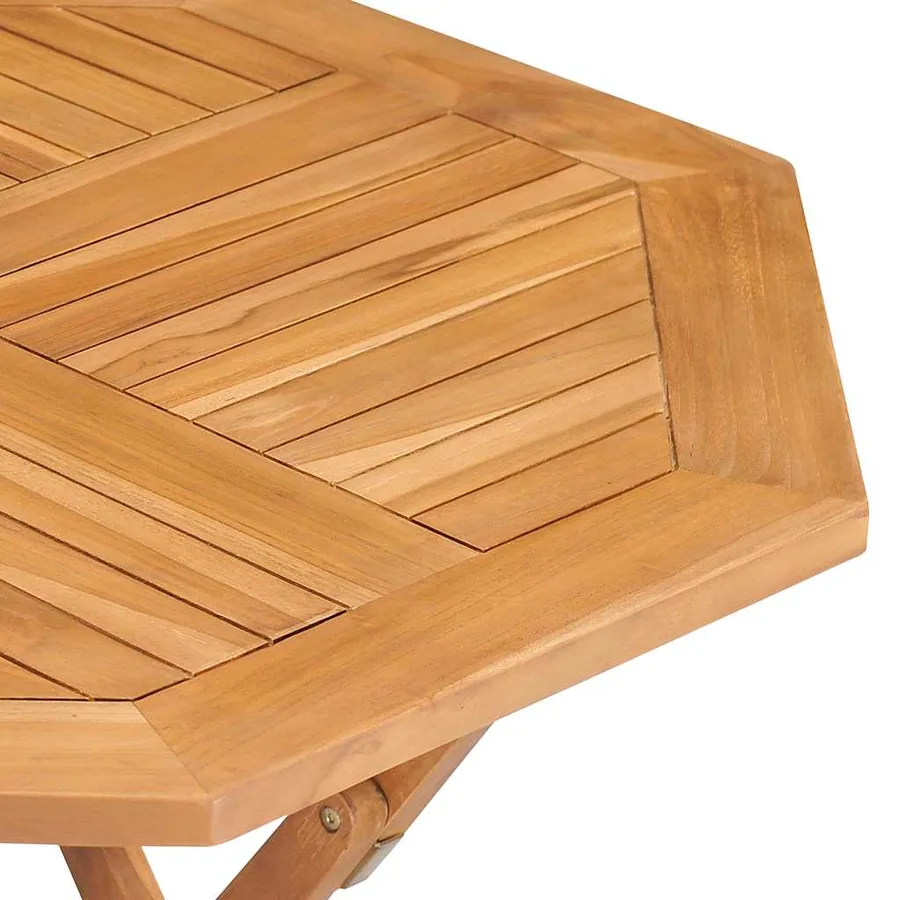 Ensemble à manger de jardin 5 pcs Bois de teck massif - 5