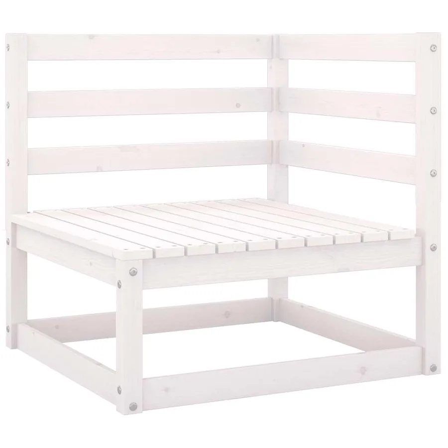 Salon de jardin 8 pcs avec coussins Bois de pin massif - 4