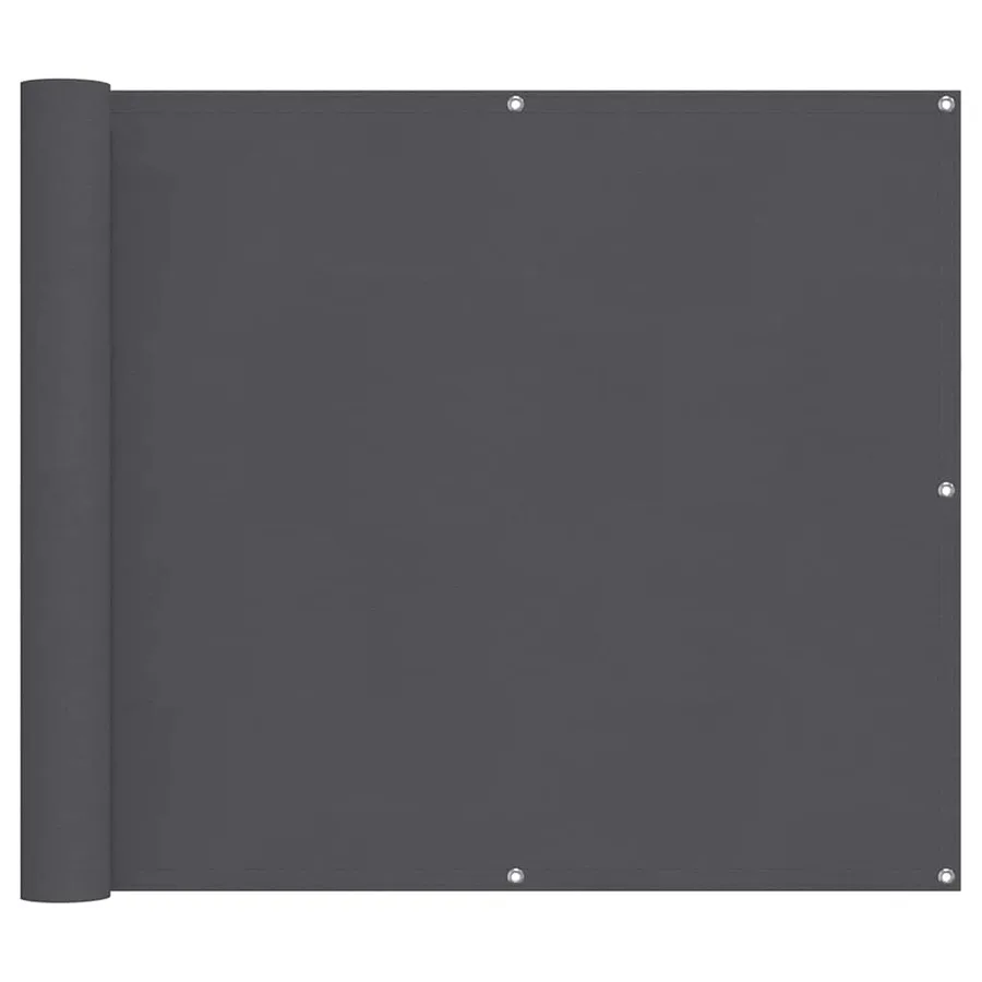 Écran de balcon Anthracite 90x500 cm Tissu Oxford - 2