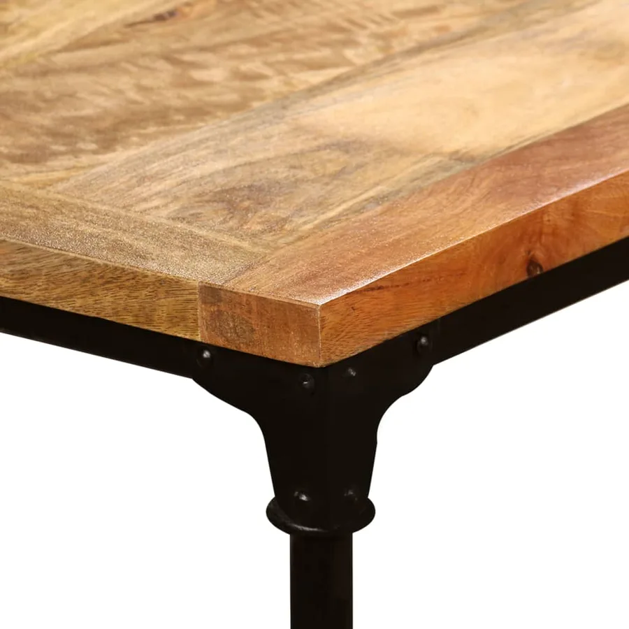 Table à manger Bois de manguier massif 180 cm - 10