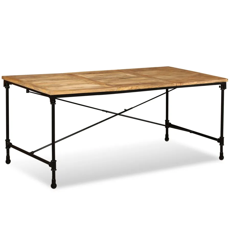 Table à manger Bois de manguier massif 180 cm - 2