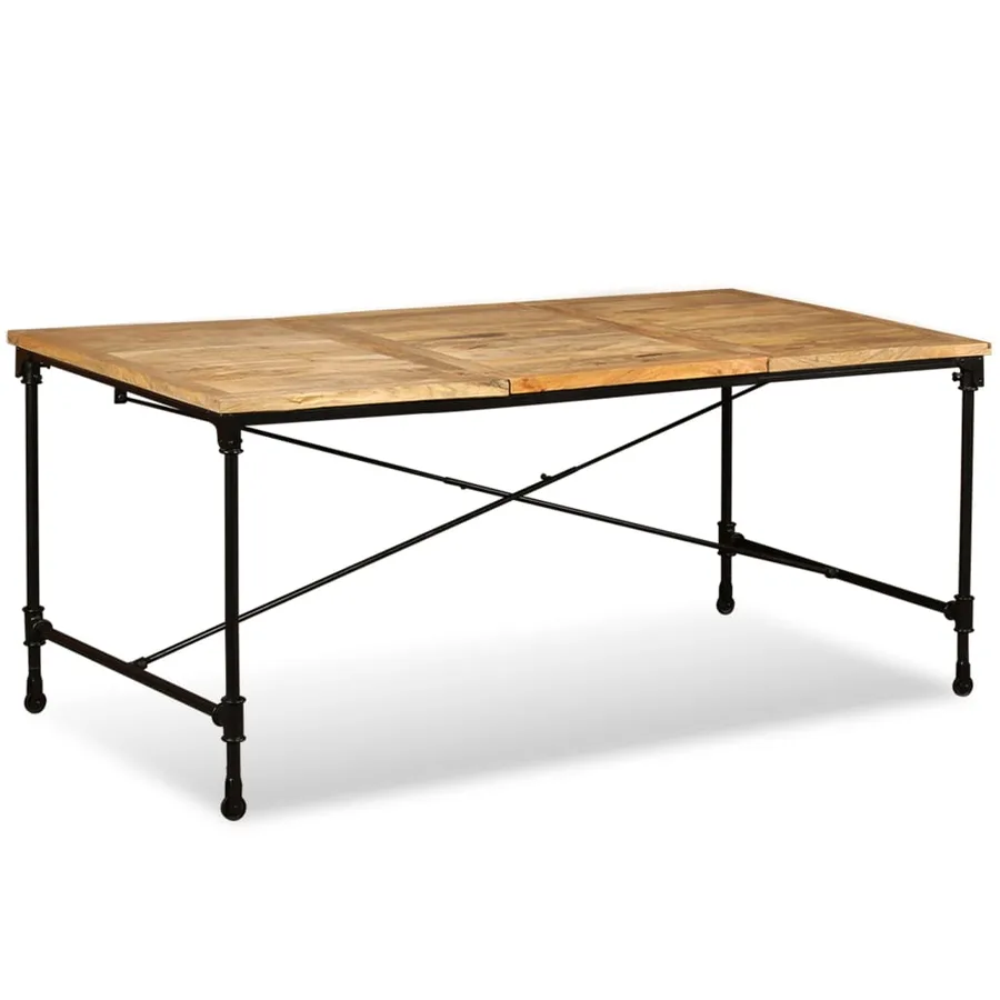 Table à manger Bois de manguier massif 180 cm - 3