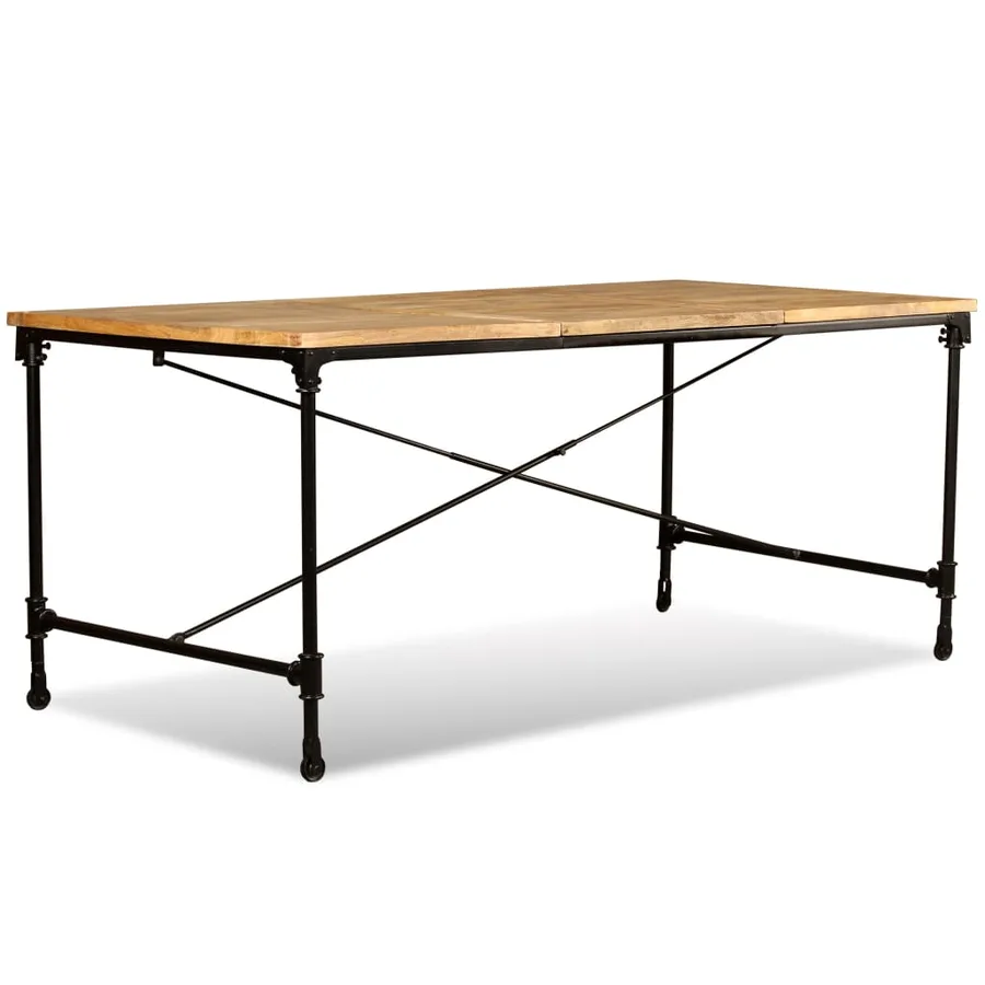 Table à manger Bois de manguier massif 180 cm - 7