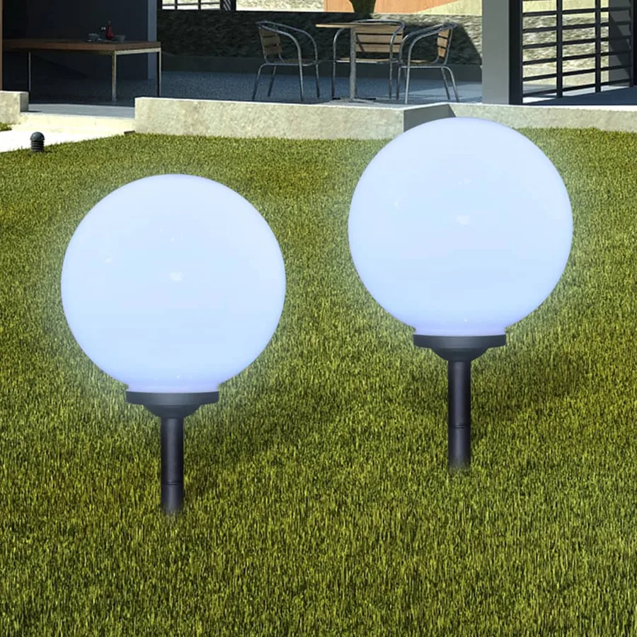 4 pcs Lampes d'allée d'extérieur à LED 30 cm et piquet au sol - 3