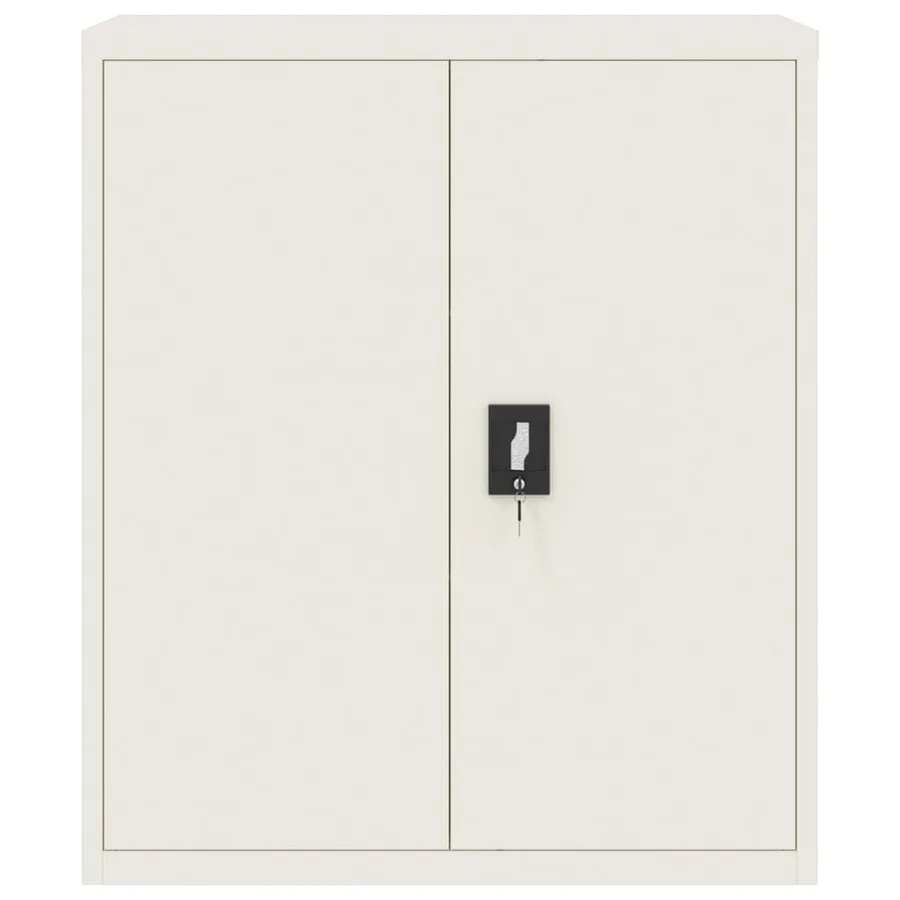 Classeur blanc 90x40x105 cm acier - 3