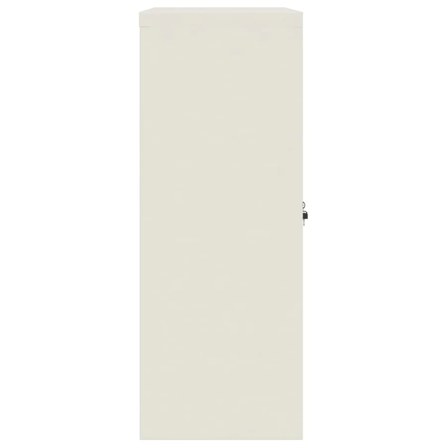Classeur blanc 90x40x105 cm acier - 5
