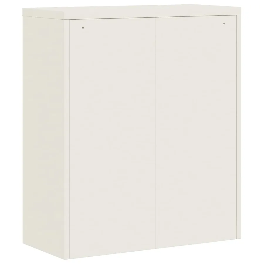 Classeur blanc 90x40x105 cm acier - 6