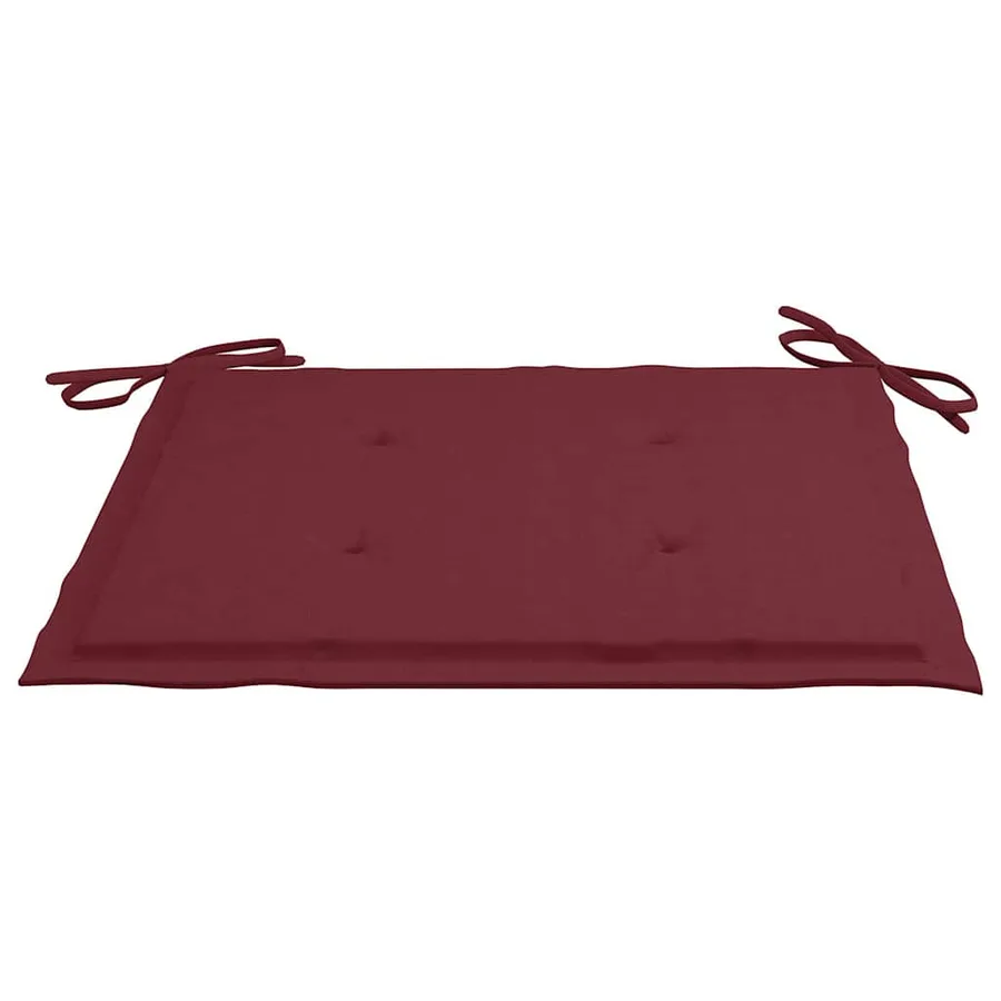 Chaises pliables de jardin avec coussins lot de 6 Bois de teck - 7