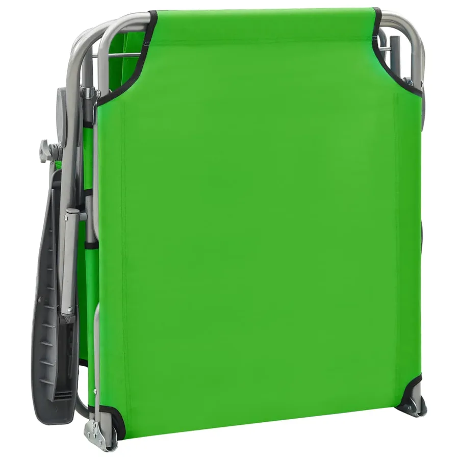 Chaise longue avec auvent Acier Gris - 13