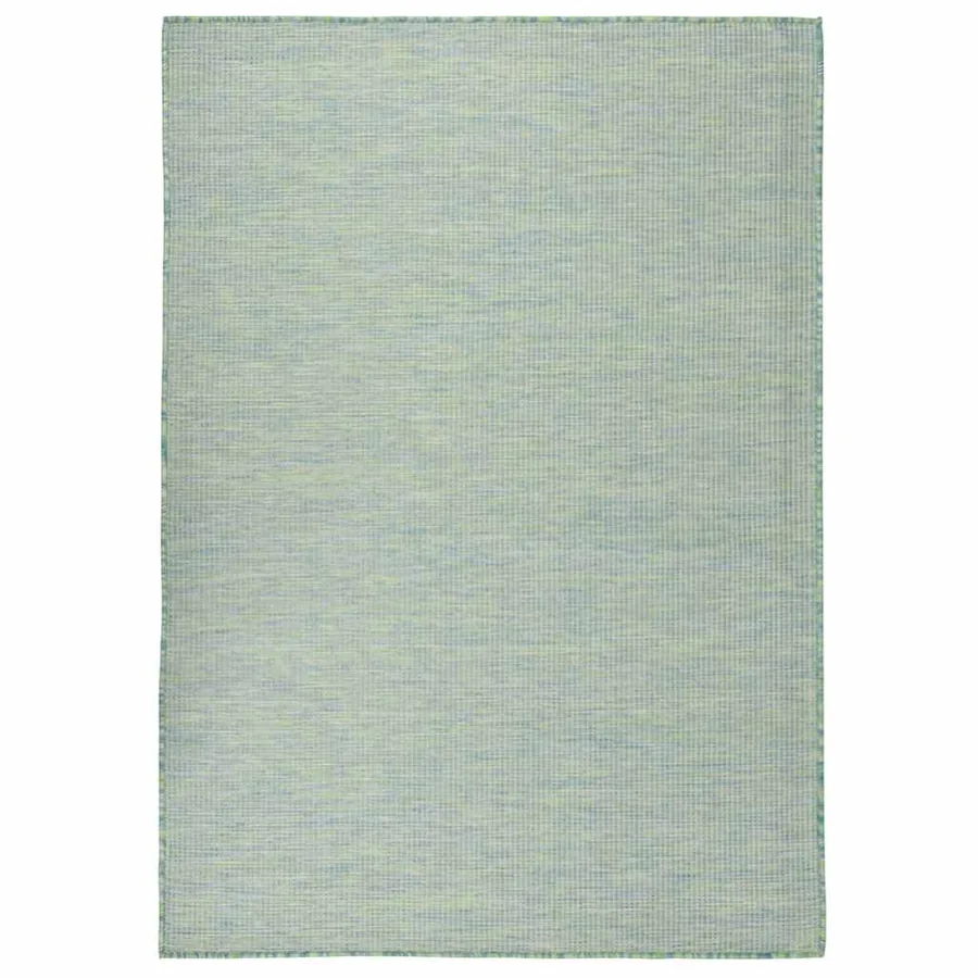 Tapis à tissage plat d'extérieur 200x280 cm Turquoise