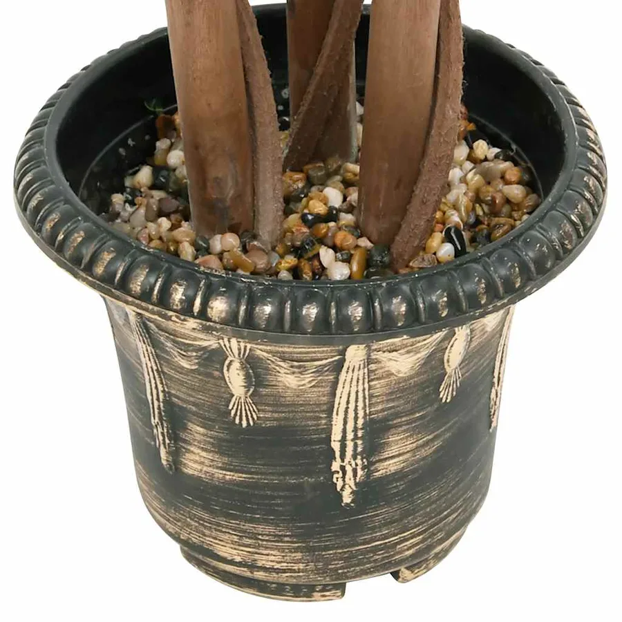 Plante de buis artificiel avec pot Forme de boule Vert 119 cm - 4
