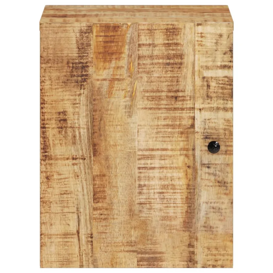Armoire de salle de bain murale 38x33x48cm bois massif manguier - 4