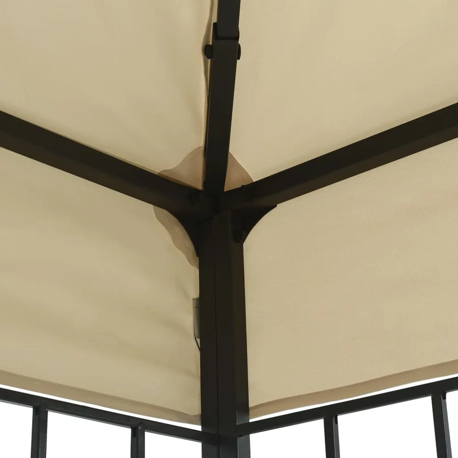 Tonnelle 3x4 m Crème - 5