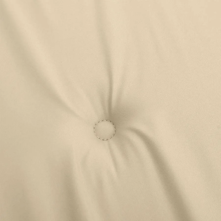Coussin de banc de jardin beige 100x50x3 cm tissu oxford - 5