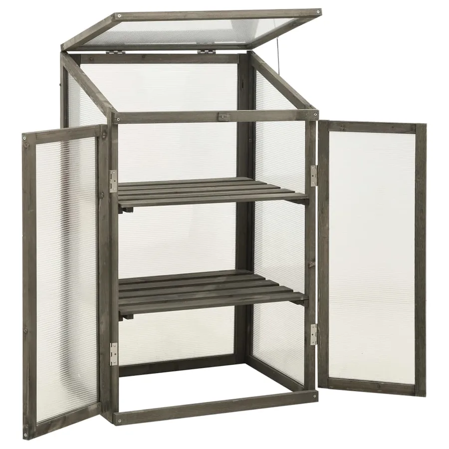 Serre 60x45x100 cm Bois de sapin - 2