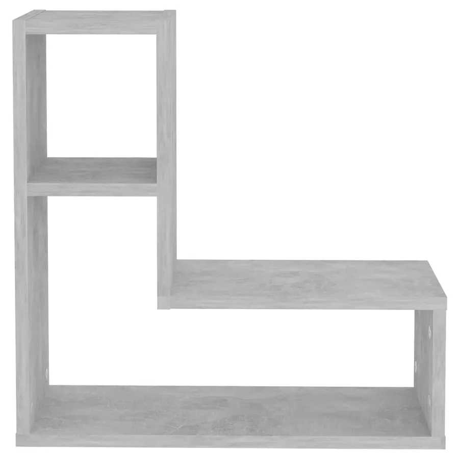 Étagères murales 2 pcs gris béton 50x15x50 cm bois d'ingénierie - 5