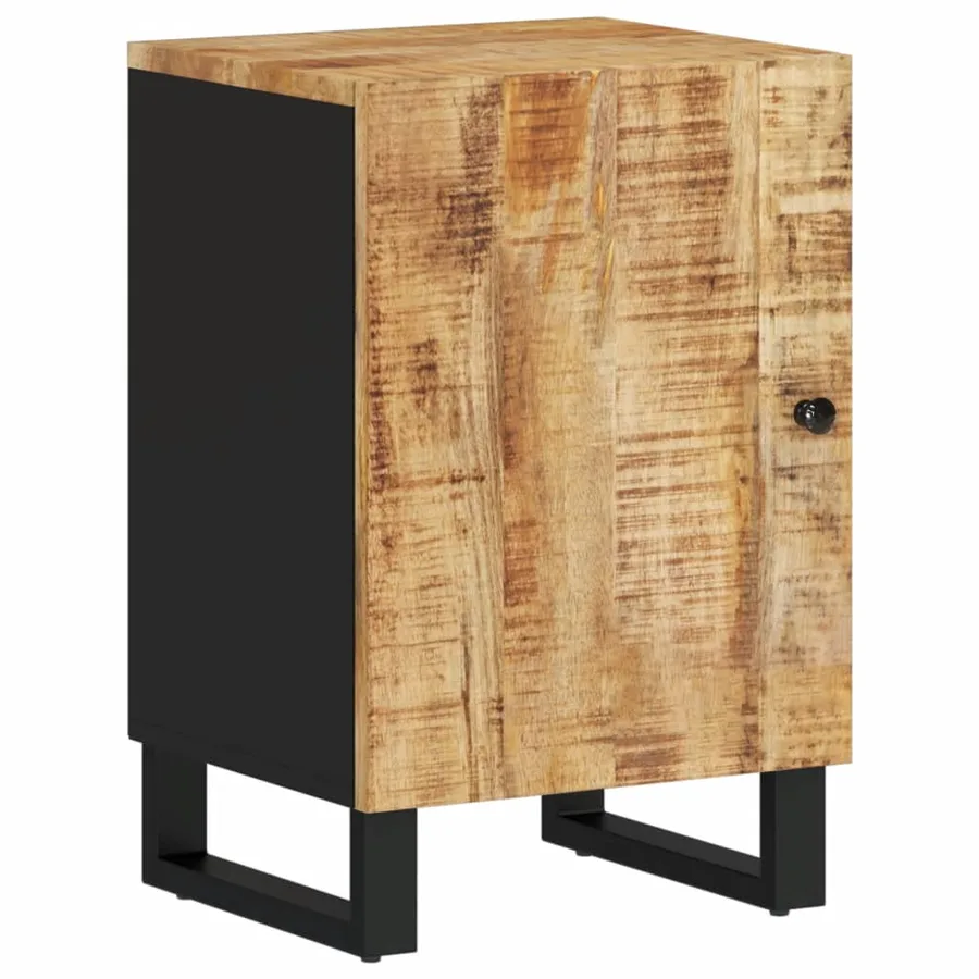 Ensemble de meubles de salle de bain 4 pcs bois manguier massif - 7