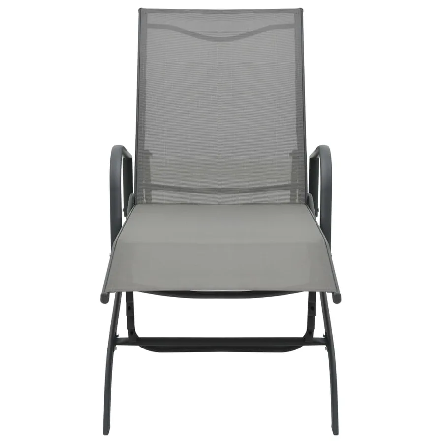 Chaise longue Acier et textilène - 2