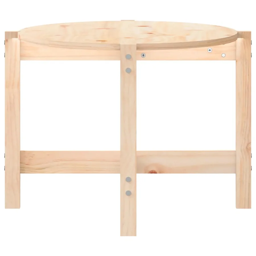 Table basse 118x63x45 cm Bois massif de pin - 6