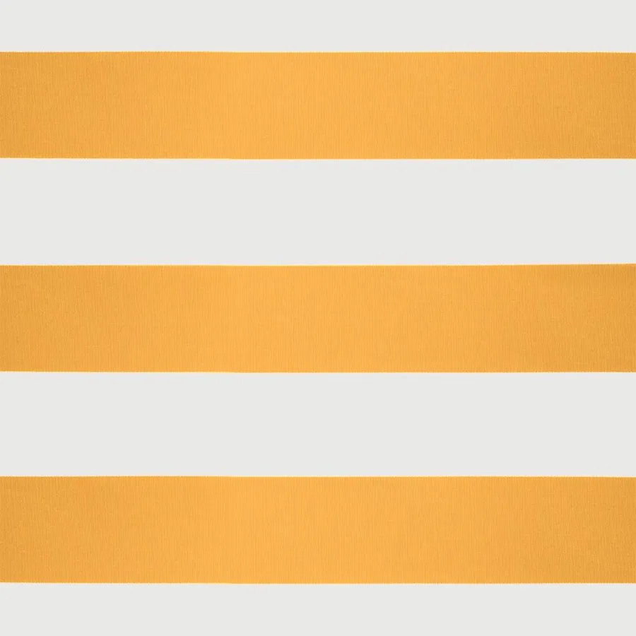Auvent rétractable jaune et blanc 4x3 m tissu et aluminium - 9