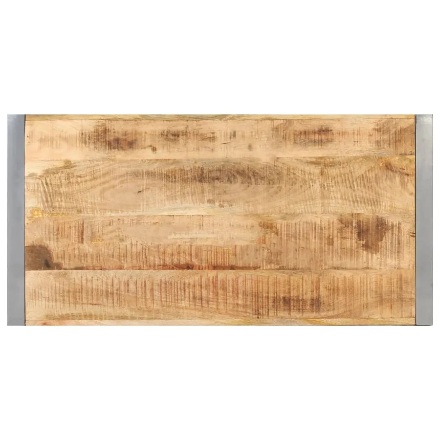 Table basse 120x60x40 cm Bois de manguier brut - 3