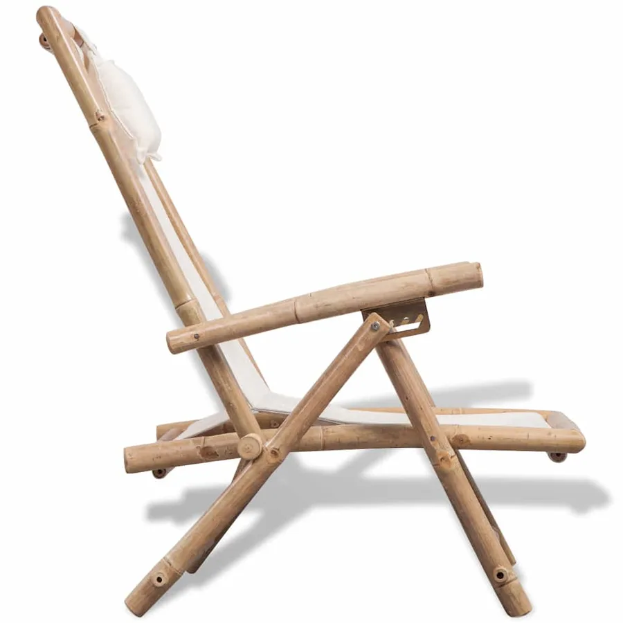 Chaise de terrasse d'extérieur Bambou - 3