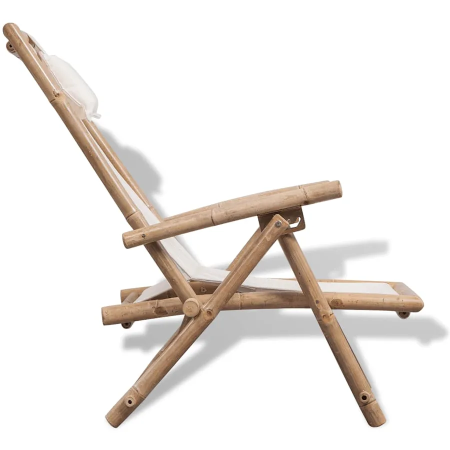 Chaise de terrasse d'extérieur Bambou - 4
