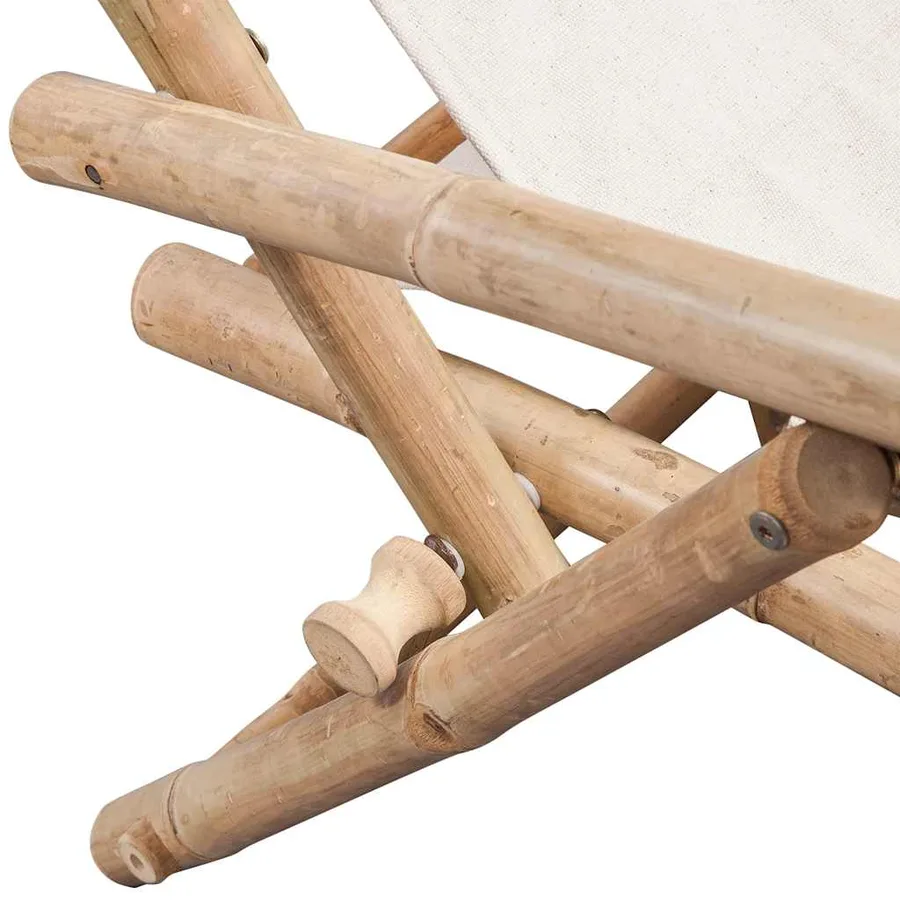 Chaise de terrasse d'extérieur Bambou - 5