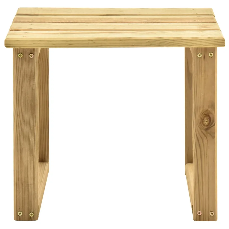 Table de transat 30x30x26 cm Bois de pin imprégné - 2