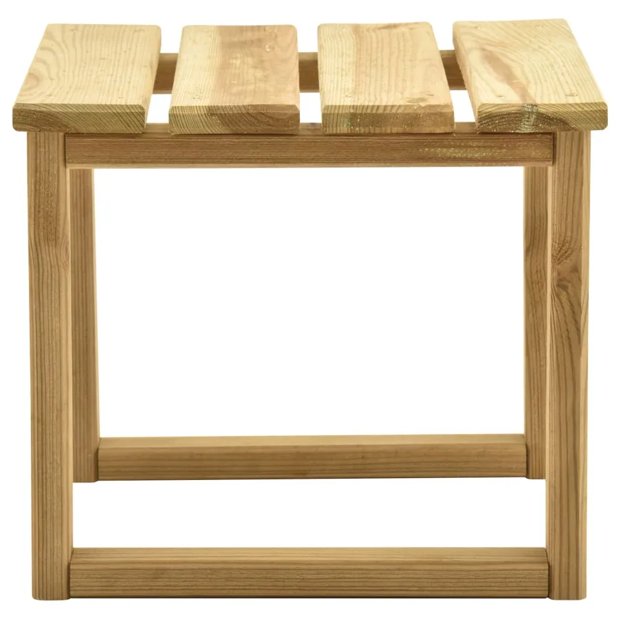 Table de transat 30x30x26 cm Bois de pin imprégné - 3