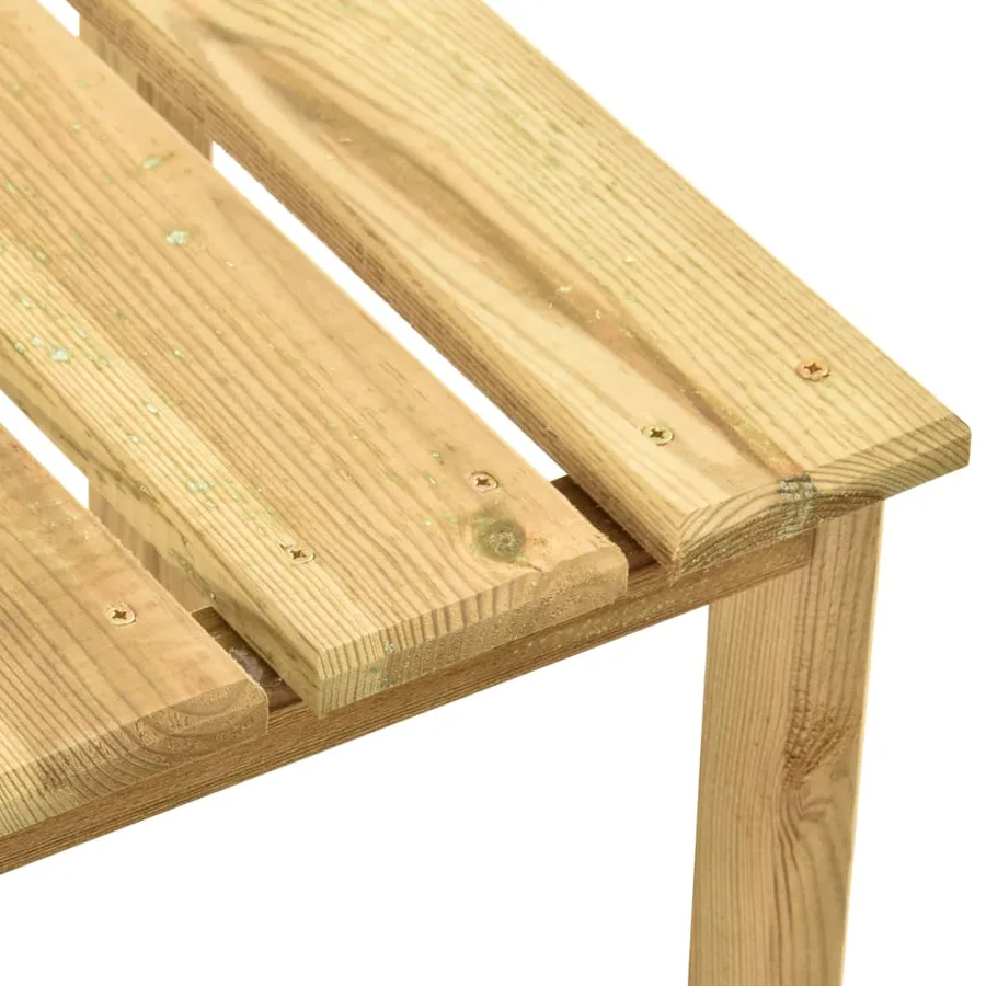 Table de transat 30x30x26 cm Bois de pin imprégné - 4