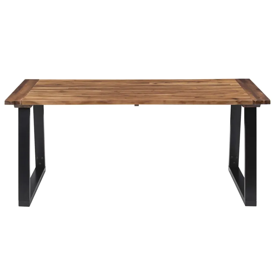 Table à manger Bois d'acacia massif 180x90 cm - 2