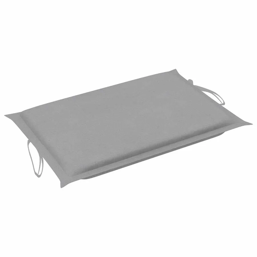 Chaise longue de jardin avec coussin Bois d'acacia solide - 6