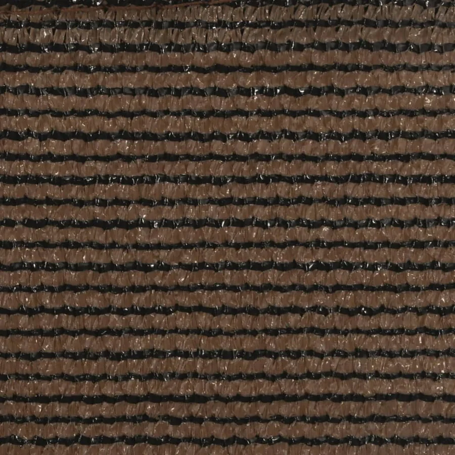 Voile d'ombrage 160 g/m² Marron 4,5x4,5 m PEHD - 9