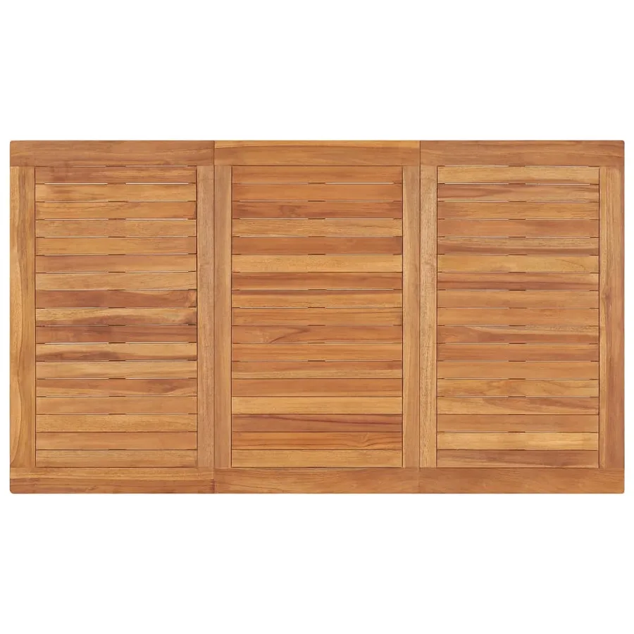 Ensemble à manger de jardin 4 pcs Bois de teck massif - 10