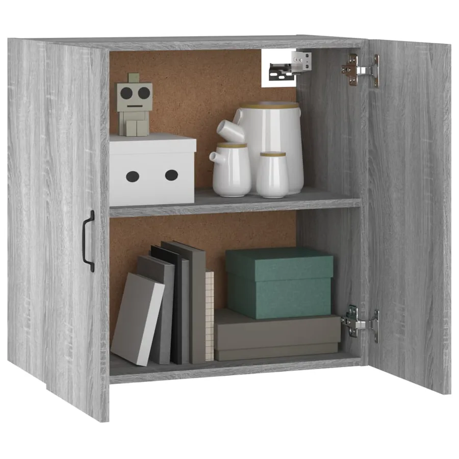 Armoire murale Sonoma gris 60x31x60 cm Bois d'ingénierie - 7