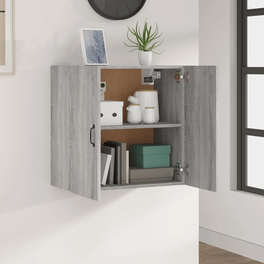 Armoire murale Sonoma gris 60x31x60 cm Bois d'ingénierie - 8