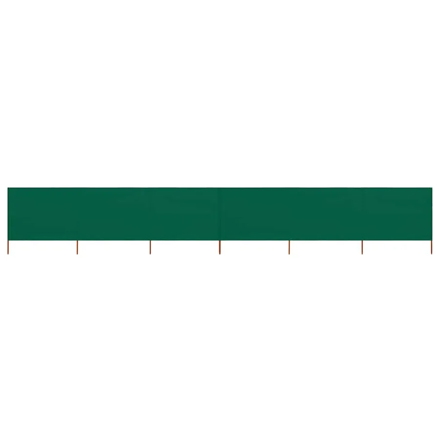 Paravent 6 panneaux Tissu 800 x 120 cm Vert