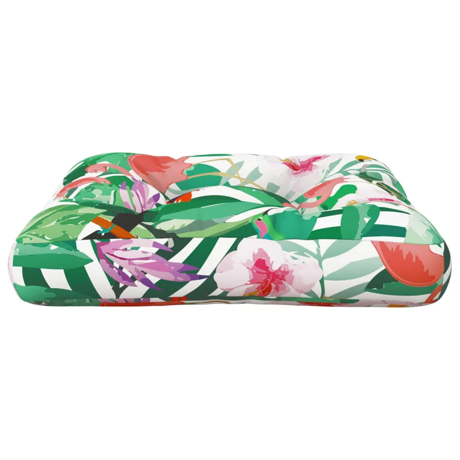 Coussin de palette multicolore 60x60x12 cm tissu - 5