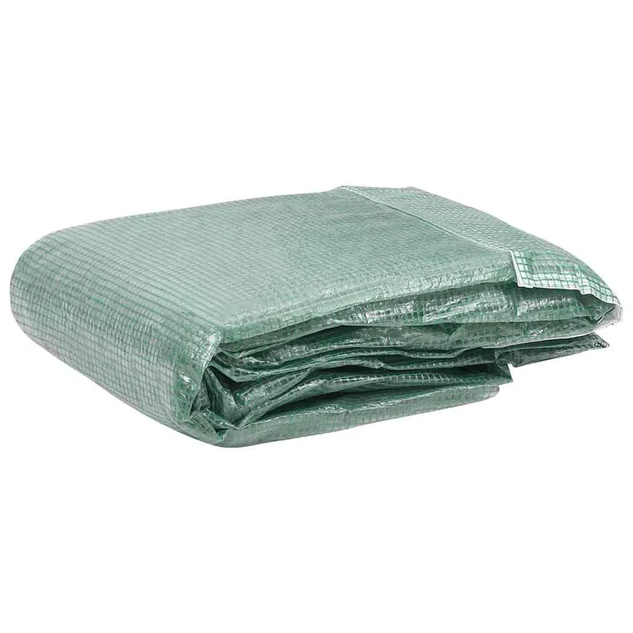 Couverture de remplacement de serre (4 m²) 200x200x200 cm Vert - 2