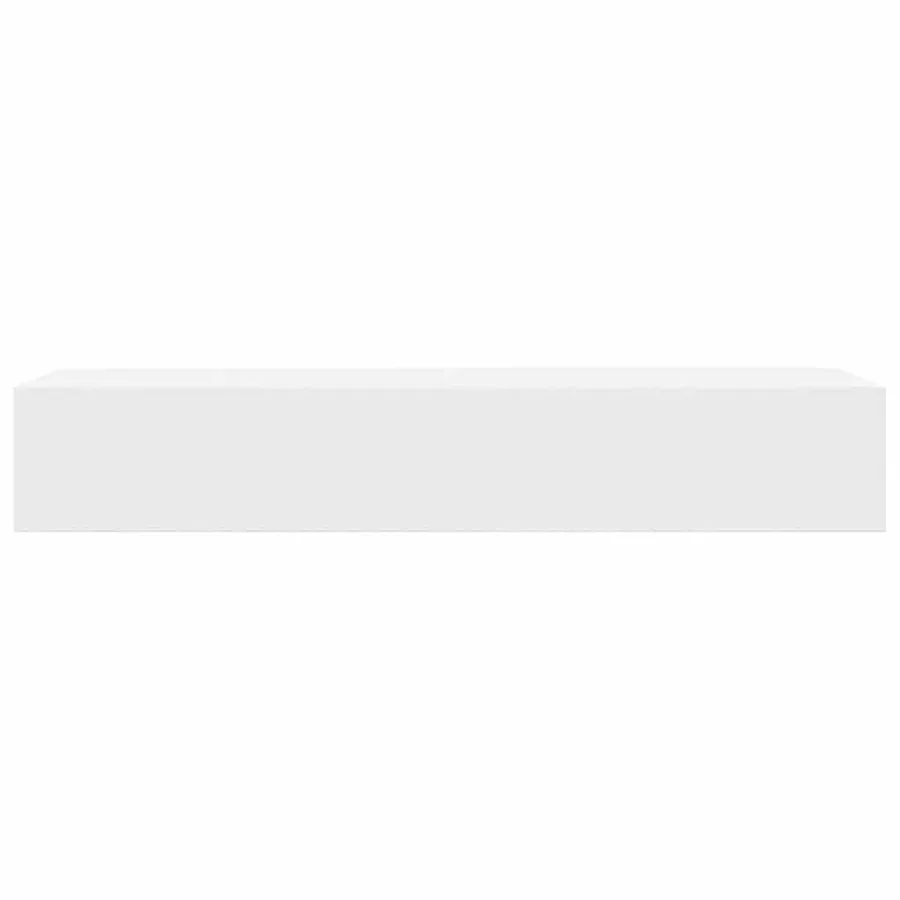 Étagères murales avec tiroirs 2 pcs Blanc 48 cm - 5