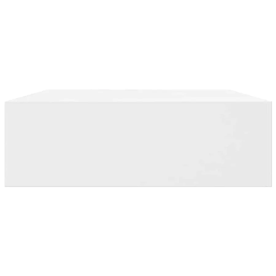 Étagères murales avec tiroirs 2 pcs Blanc 48 cm - 6
