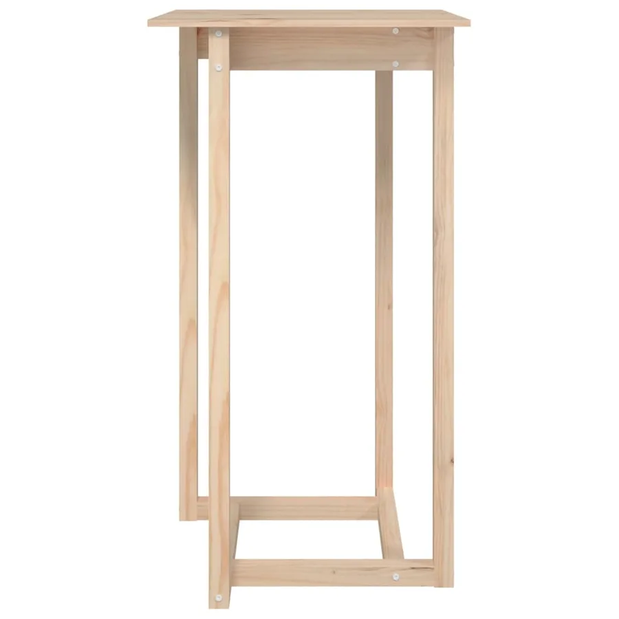 Table de bar 60x60x110 cm Bois massif de pin - 3