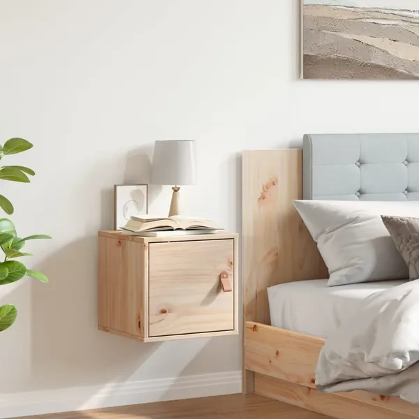 Armoire murale 31,5x30x30 cm Bois massif Pin