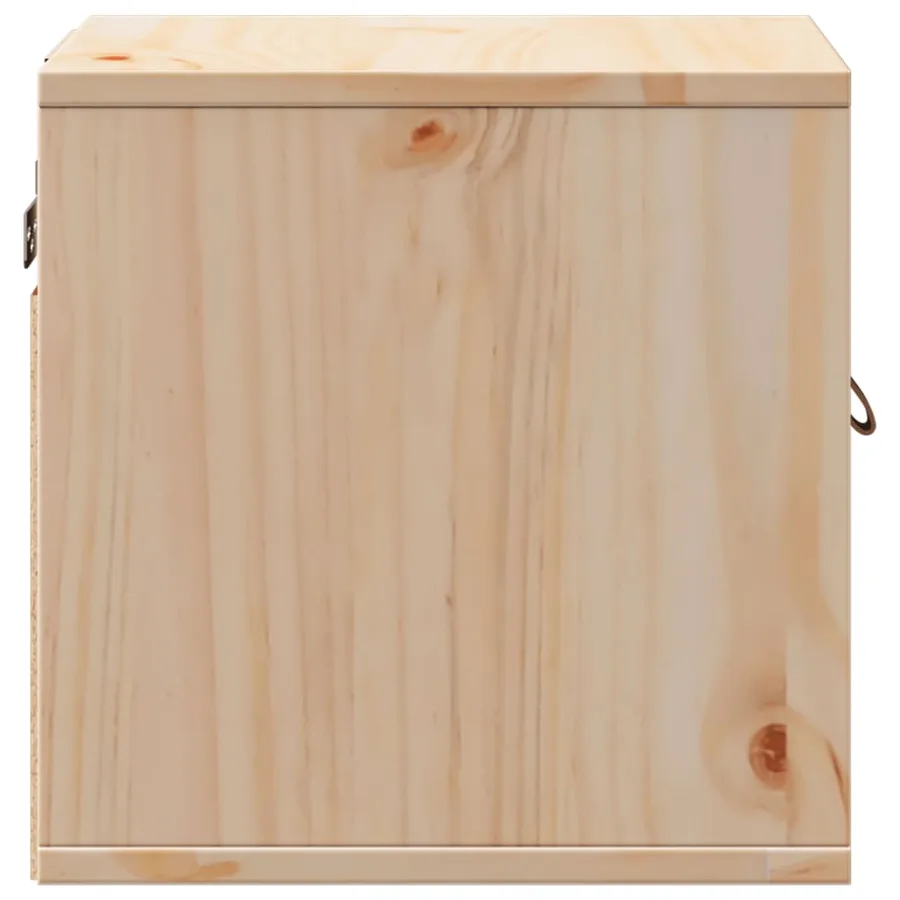 Armoire murale 31,5x30x30 cm Bois massif Pin - 7