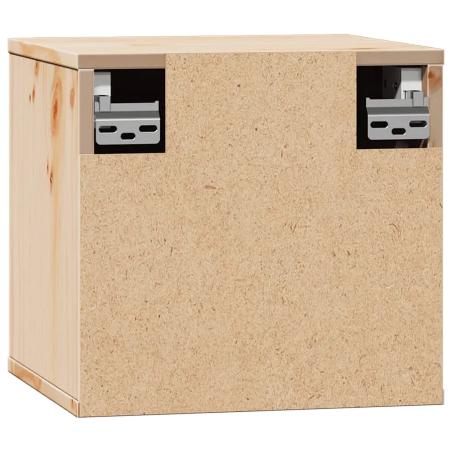 Armoire murale 31,5x30x30 cm Bois massif Pin - 8