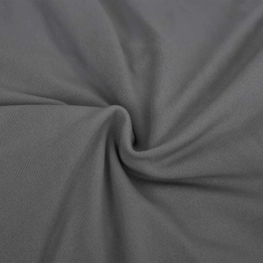 Housse extensible canapé 4places Anthracite Jersey de polyester - 4
